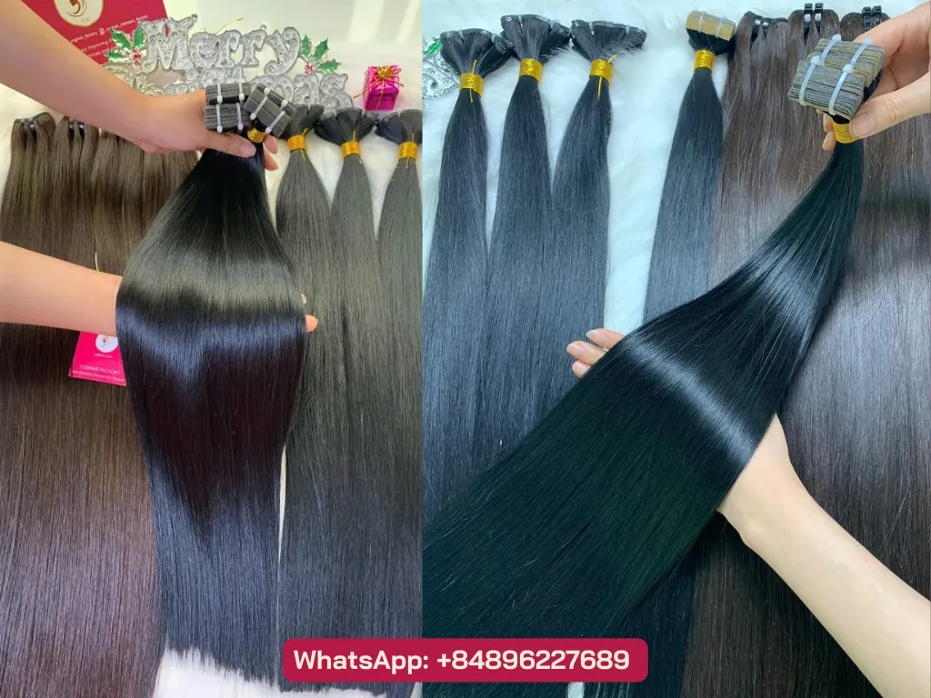 Different Types of Weave Hair: Which Style is Right for You? 16 Tape-in weave at YOGHAIR