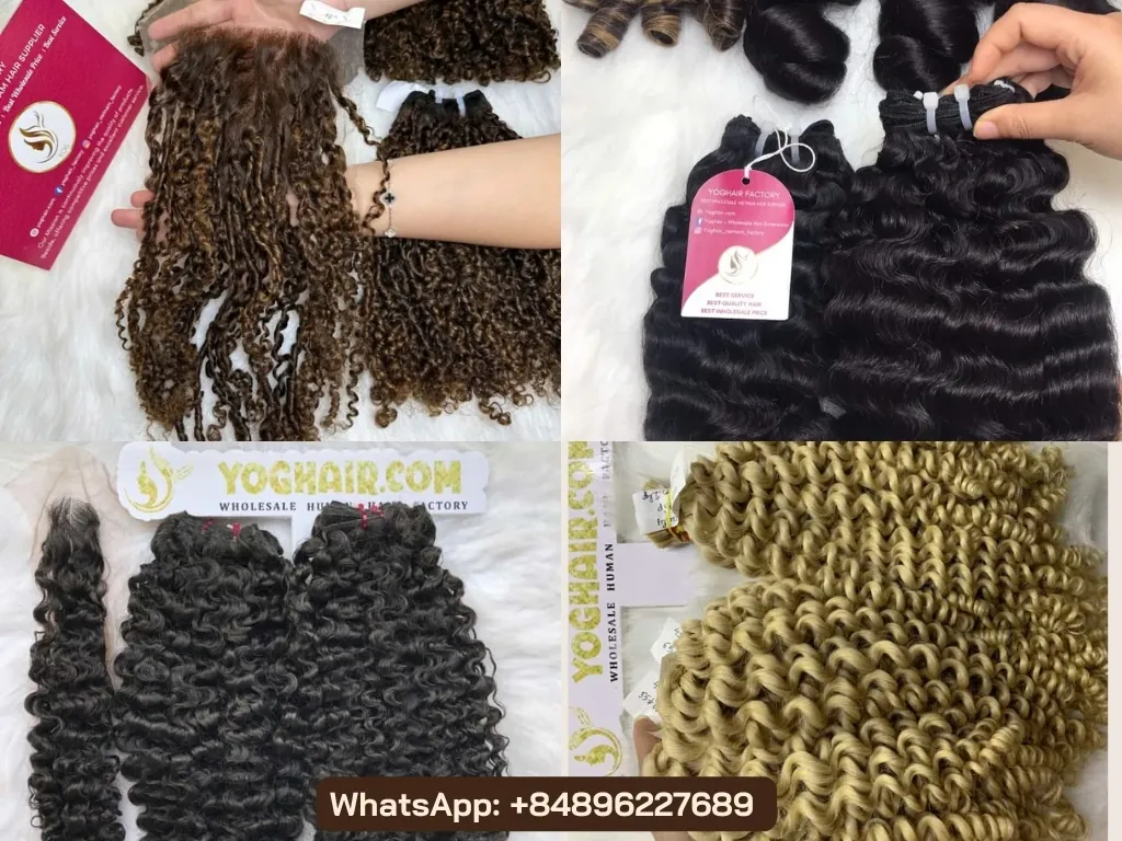 Ultimate Guide for Difference Types of Curly Weave Hair 2 Some curly weave hair at YOGHAIR