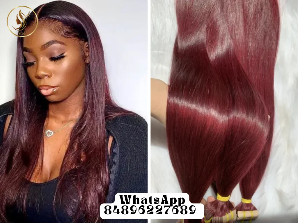 Stunning Dark Burgundy Hair on Dark Skin: Bold & Elegant Look 7 Dark burgundy hair on dark skin is an ideal choice for girls