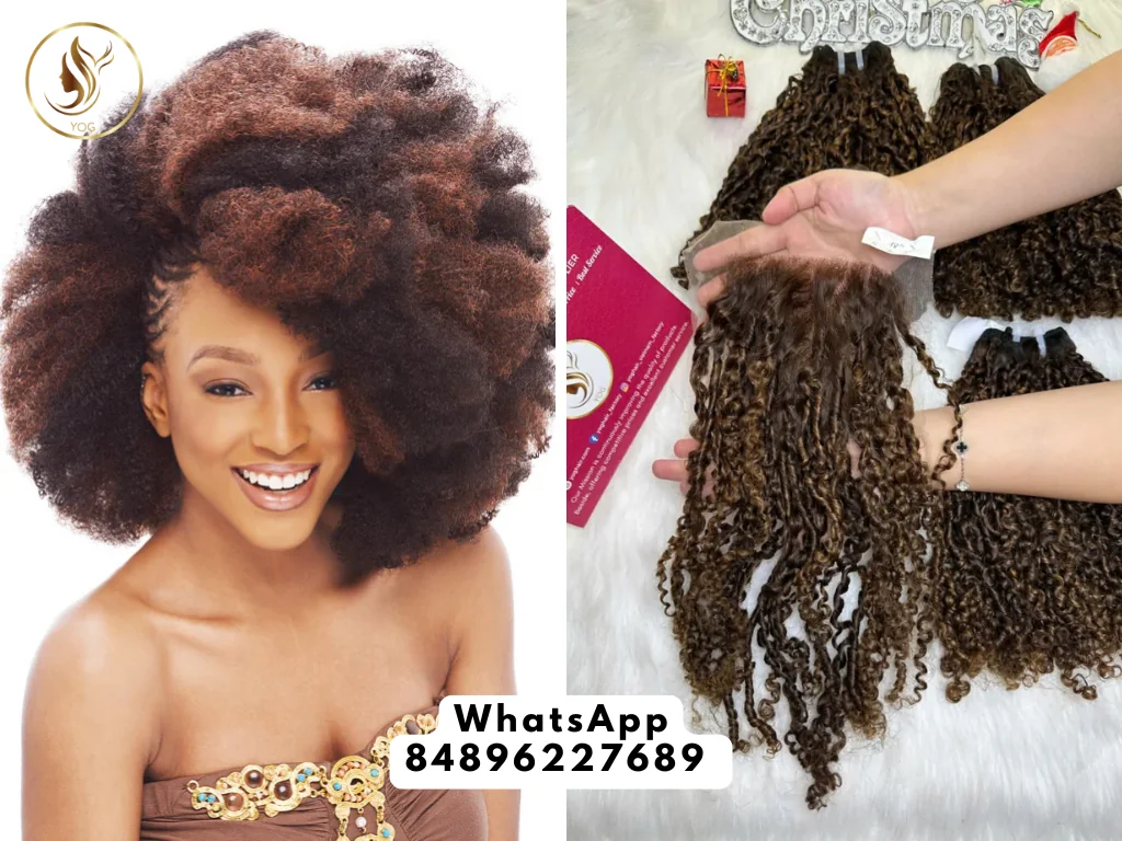 Afro kinky textures represent the tightest curl pattern