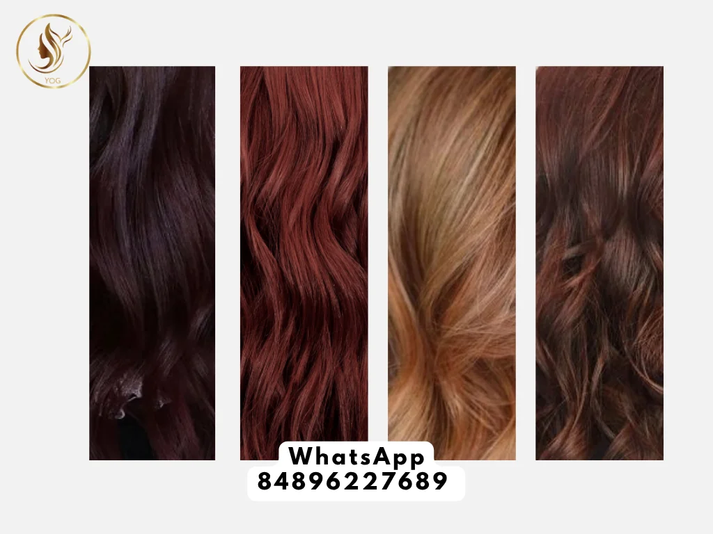 Best auburn color for black hair