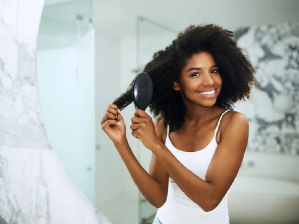 Hair straightening brushes are a popular way to straighten natural hair