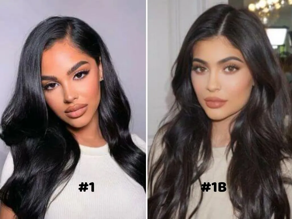 1 Vs 1b Hair Color: The Differences and Best Picks For Your Style 3 Color intensity and depth mark the first major difference between #1 and #1B