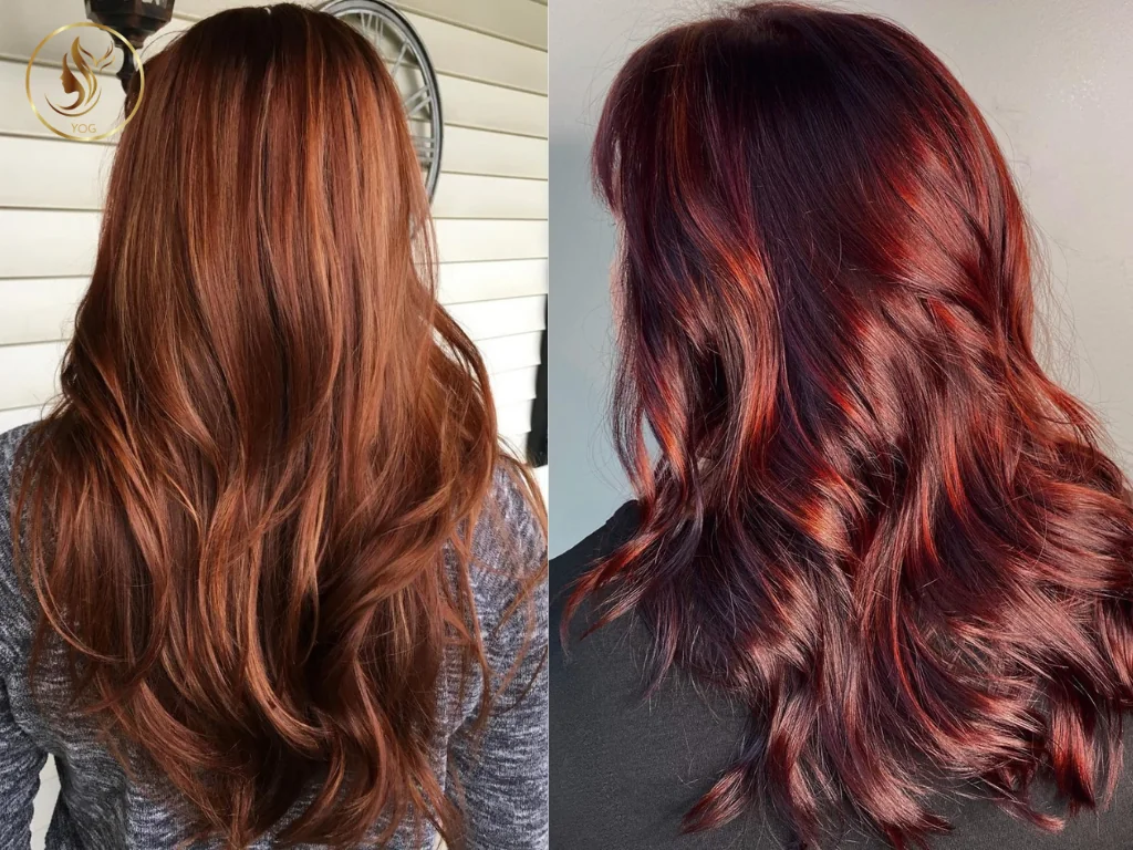 Hair Color for Dark Skin: Find Your Perfect Match Today 8 Deep red vibes, full of confidence