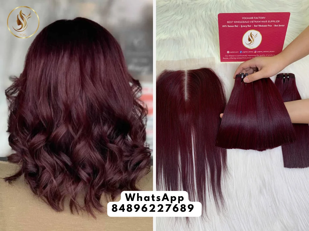 Auburn is a rich, warm hair color that lies between red and brown