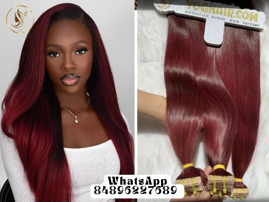 Stunning Dark Burgundy Hair on Dark Skin: Bold & Elegant Look 4 Dark burgundy hair is a popular choice for people with dark skin for many reasons
