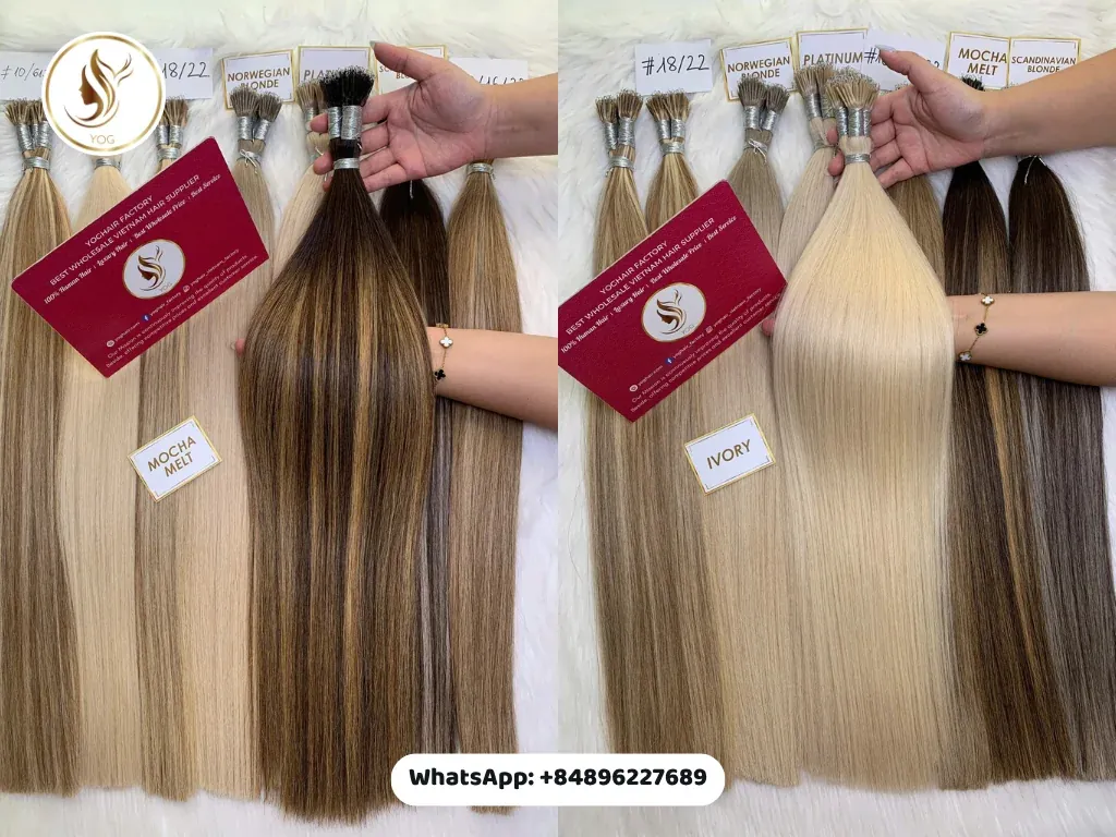 How Long is 20 Inch Hair? The Ultimate Guide to Finding Your Perfect Length 10 K-Tips and Nano Rings give 20-inch hair natural movement.