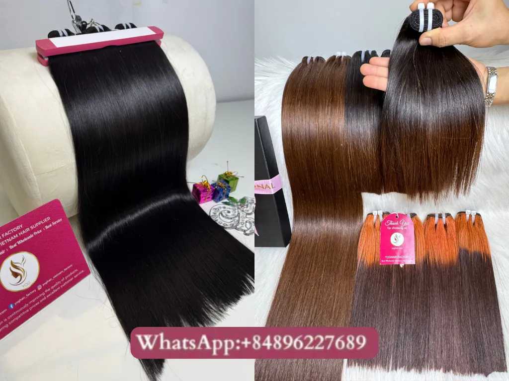 Weft Hair Extensions Damage: The Ultimate Guide to Protect Your Hair 9 Premium wefts from YOGHAIR ensure comfort, protect natural hair, and prevent extension damage.